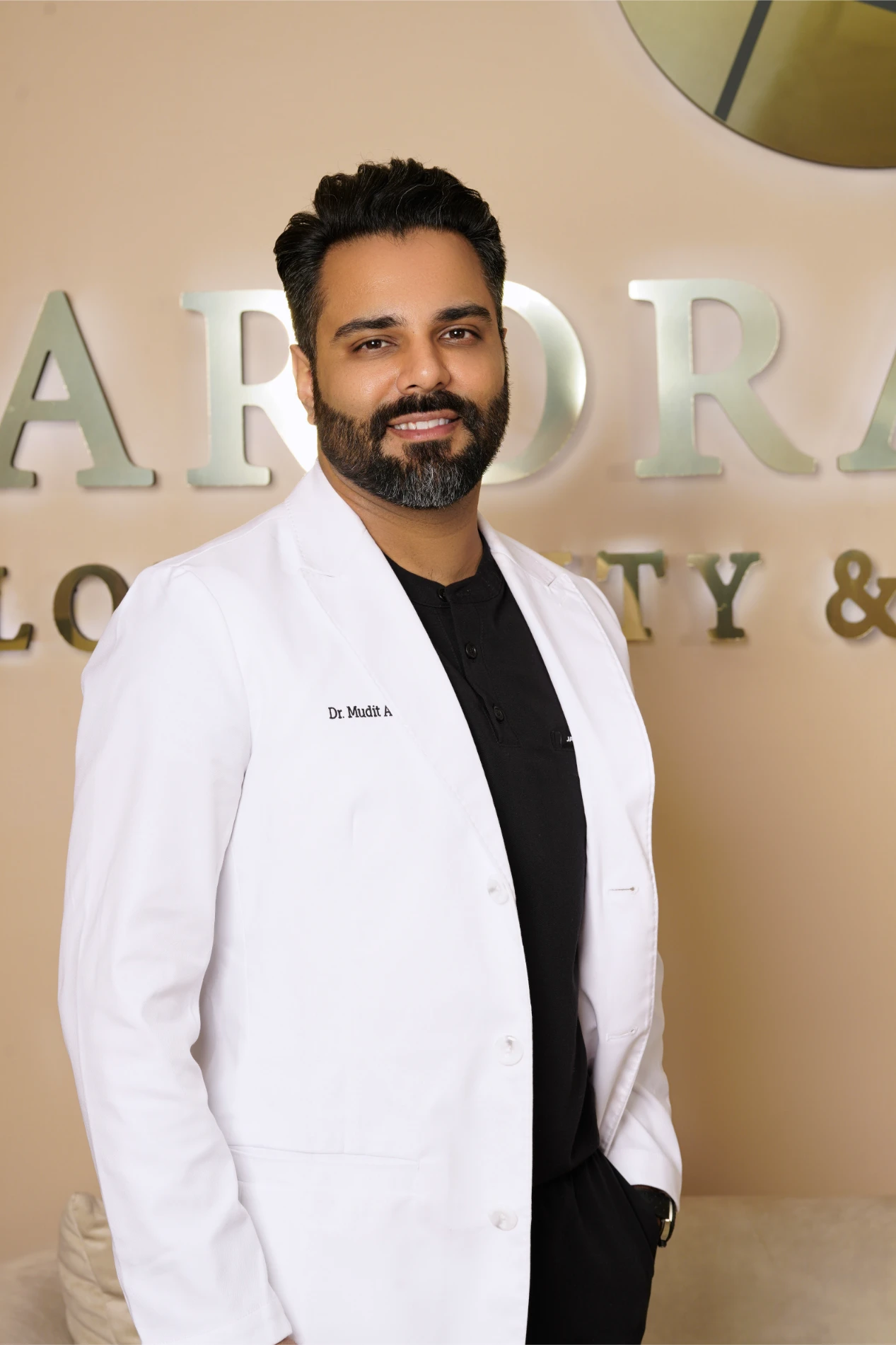 Dr. Arora at the practice